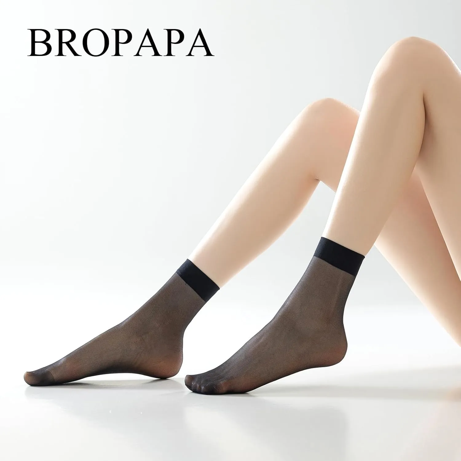 20 Pairs Women's Ankle Sheer Nylon Socks Summer Thin Soft Tight Hosiery Reinforced Toe Stylish Socks