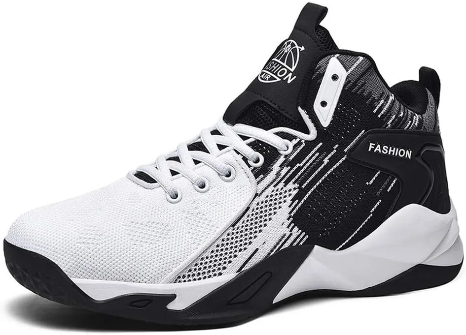 2021 Summer high top Breathable Casual Versatile Shock Absorption Sports Shoes Running Shoes Trend Men's Shoes Basketball Shoes