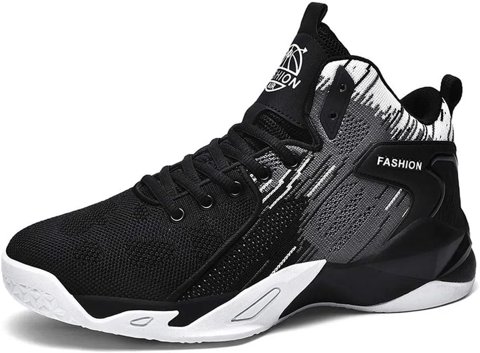 2021 Summer high top Breathable Casual Versatile Shock Absorption Sports Shoes Running Shoes Trend Men's Shoes Basketball Shoes