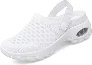 2024 New Air Cushion Orthopedic Slip on Shoes Air Cushion Slip-on Diabetic Walking Shoes for Women Wide Width