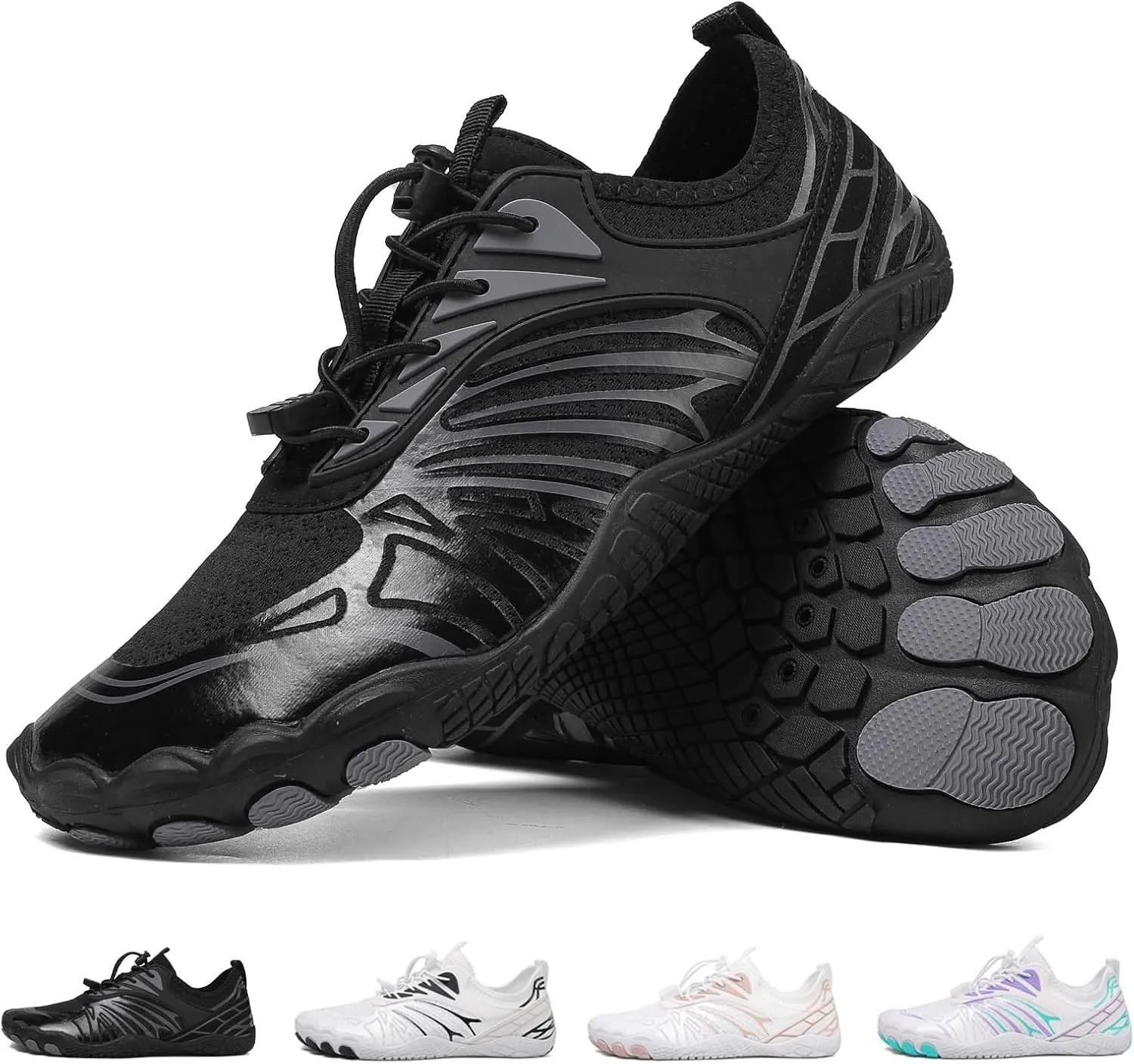 2025 New Barefoot Shoes Women, Hike Barefoot for Womens Mens，Water Shoes with Wide Toe Box Healthy Non-Slip,Neuropathy Breathable Barefoot Vitality