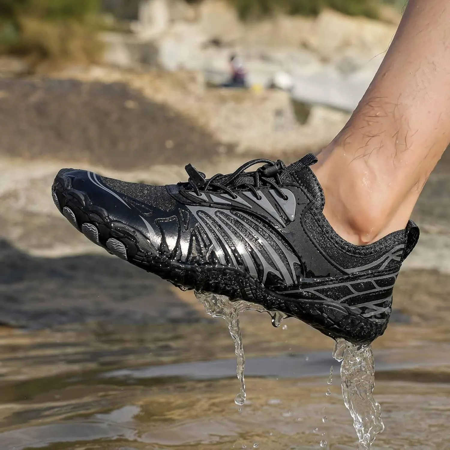 2025 New Barefoot Shoes Women, Hike Barefoot for Womens Mens，Water Shoes with Wide Toe Box Healthy Non-Slip,Neuropathy Breathable Barefoot Vitality