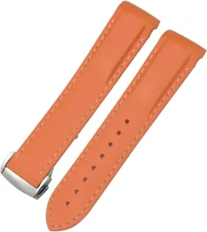20mm 21mm 22mm Rubber Watchband for Omega Seamaster 300 Speedmaster AT150 Silicone Watch Strap