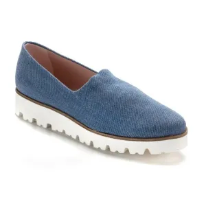 44833 - Denim Slip On Dress Shoe for Teens & Women