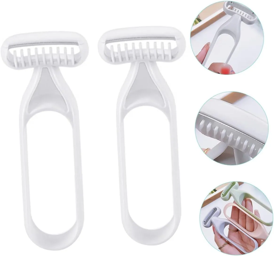 4sets Smooth Shave for Women Precision Underarm Leg Hair Remover Razor Portable for Safe Comfortable Shave Body Hair Trimmer Beauty Tool 2pcs*4