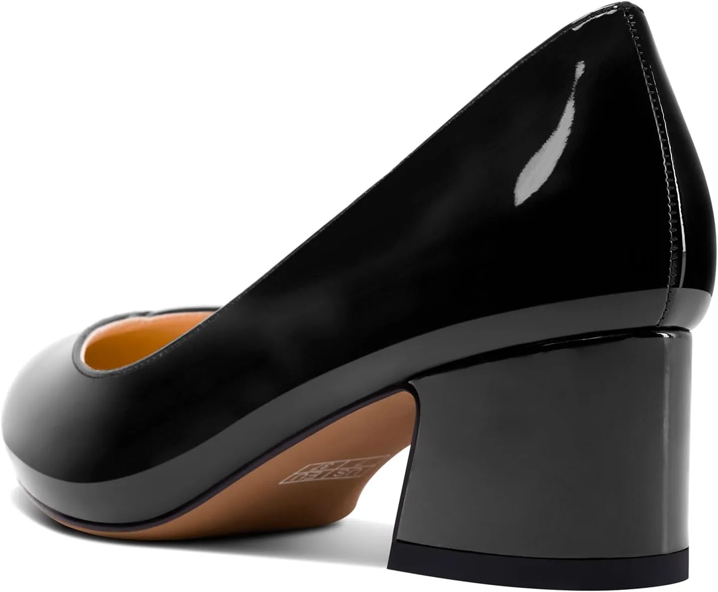 Aachcol Womens Chunky Block Low Heel Pointed Toe Pumps Slip-on Prom Party Dress Basic Classic Summer 2.0 Inches Heels