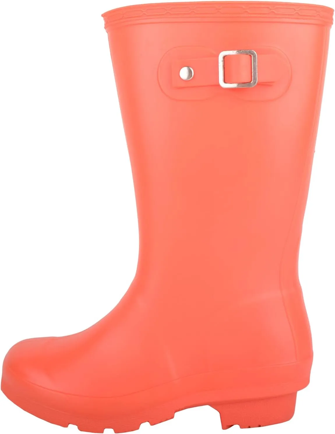 ABSOLUTE FOOTWEAR Childrens Kids Slip On Florescent Waterproof Rain Winter Welly Wellington Boots