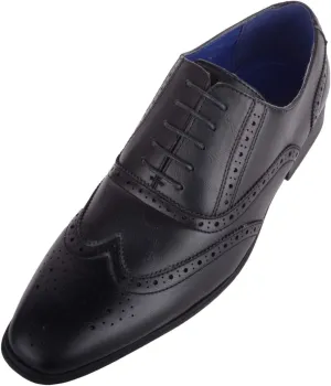 ABSOLUTE FOOTWEAR Mens Slip On Formal Smart Work Suit Lace Up Shoes Brogues