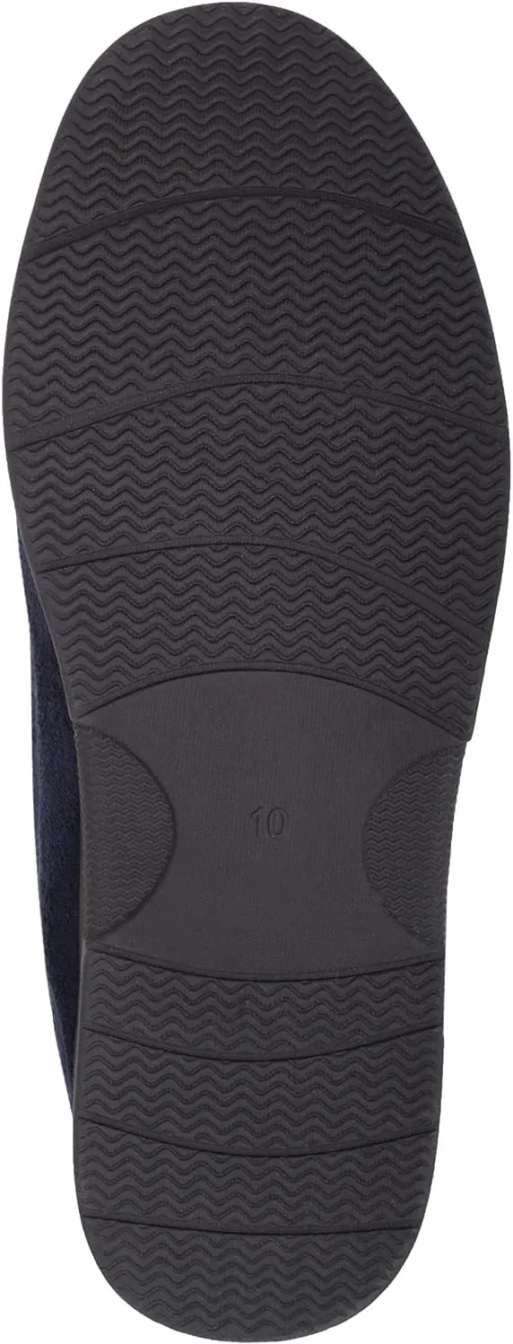ABSOLUTE FOOTWEAR Mens Slip On Lightweight Moccasin Style Winter Slippers with Lace Up Design