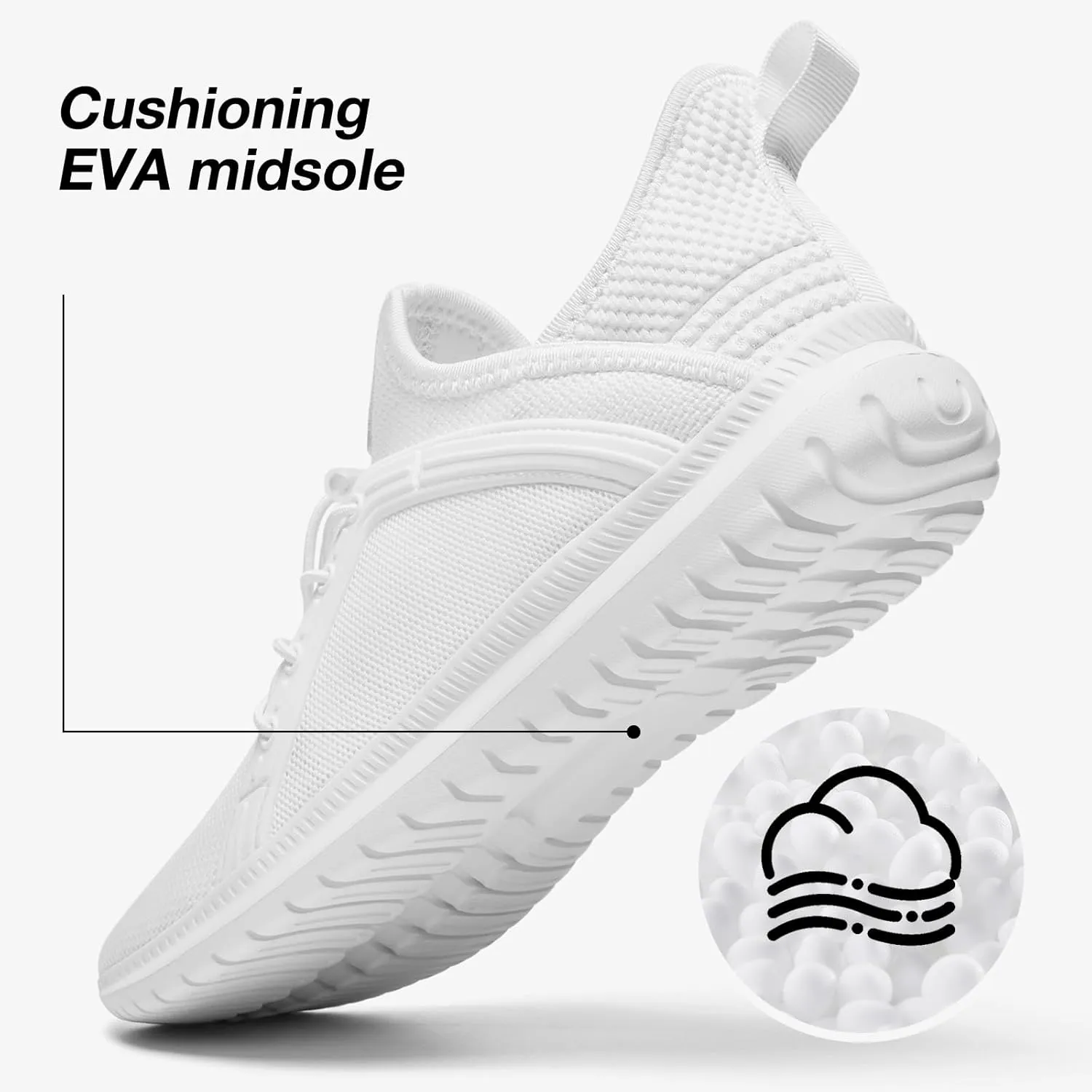 ALEADER Womens Slip On Walking Shoes, Comfort Slip On Tennis Shoes for Gym Workout Fashion Sneakers