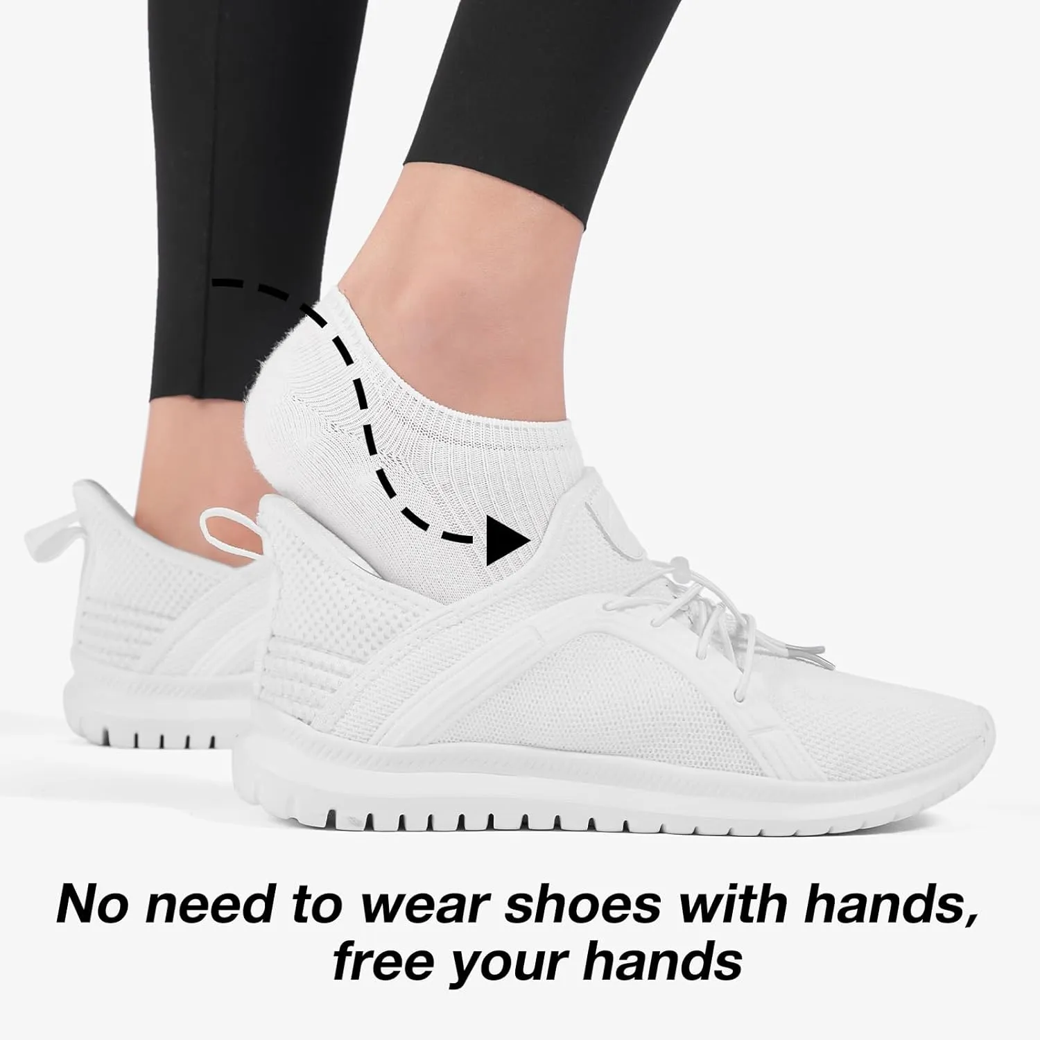 ALEADER Womens Slip On Walking Shoes, Comfort Slip On Tennis Shoes for Gym Workout Fashion Sneakers