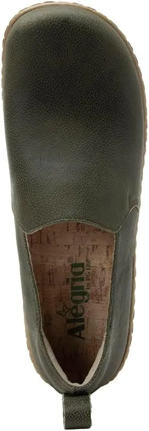 Alegria Women's Origin Orygin Wood Grain Leather Slip On Clog
