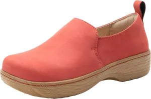 Alegria Women's Origin Orygin Wood Grain Leather Slip On Clog