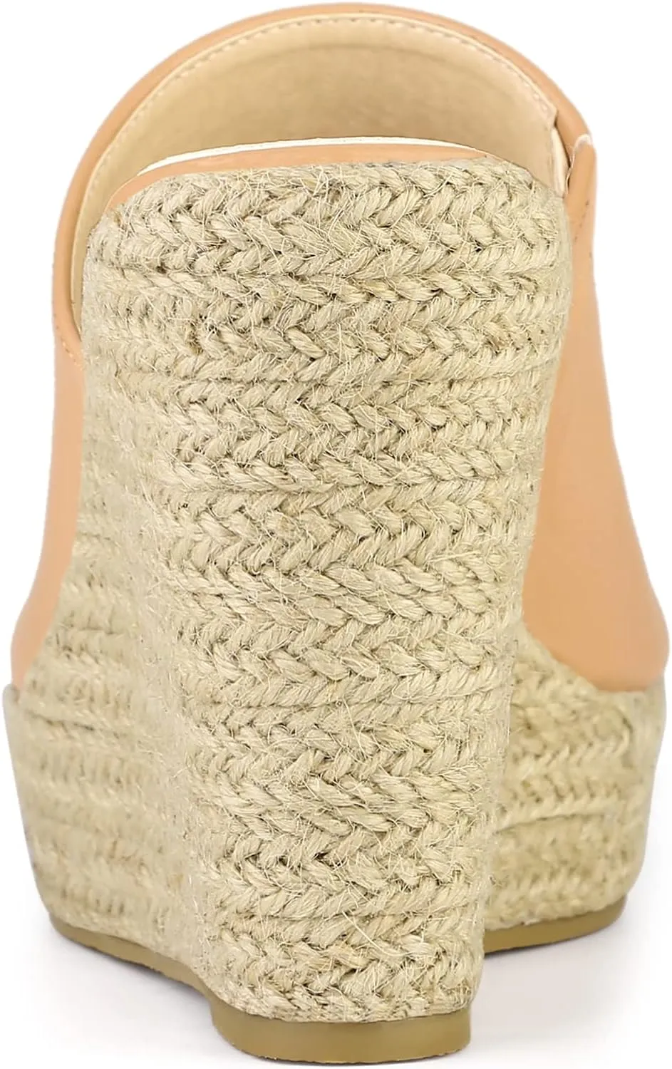 Allegra K Women's Slip on Platform Sandals Espadrilles Wedges Slides Mules
