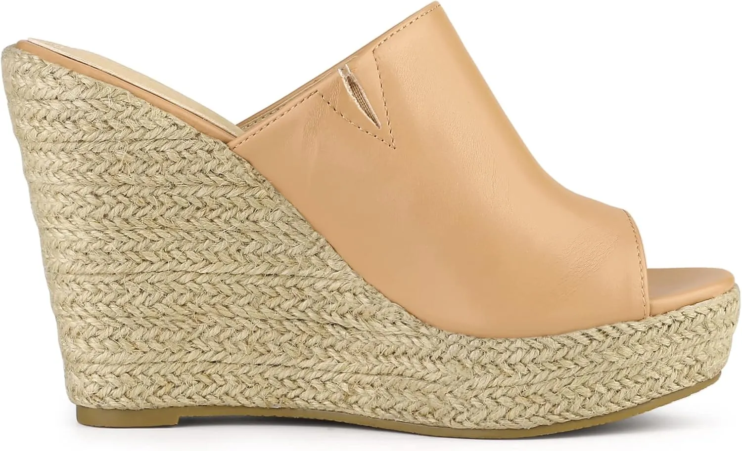 Allegra K Women's Slip on Platform Sandals Espadrilles Wedges Slides Mules