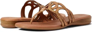 André Assous Womens Nature Slip On Padded Insole Flip-Flops Tan 8 Medium (B,M)