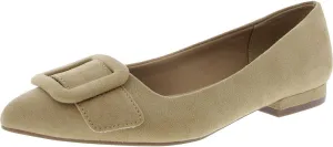 Anne Klein Womens AKKALEA Patent Padded Insole Ballet Flats