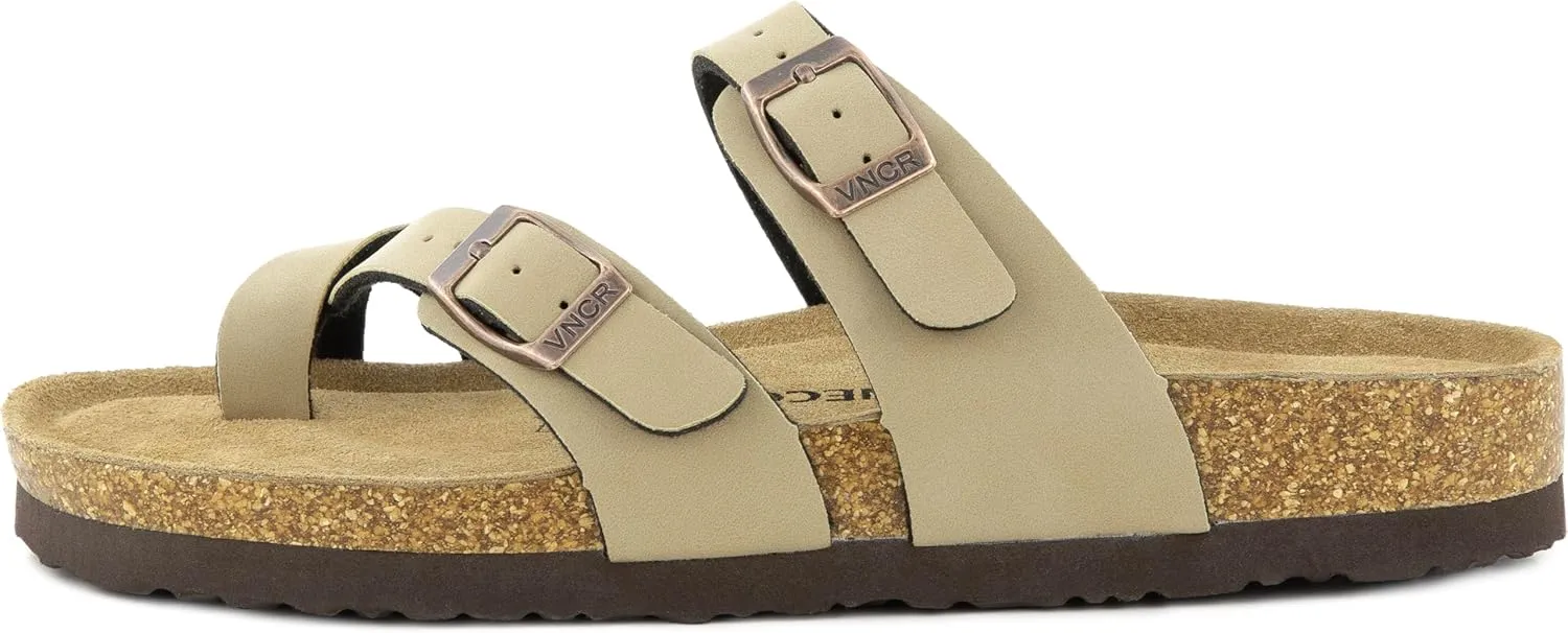 Arena Cork Sandals for Women – Cork Sandals Women’s Summer Shoes – Comfortable Slide Sandals