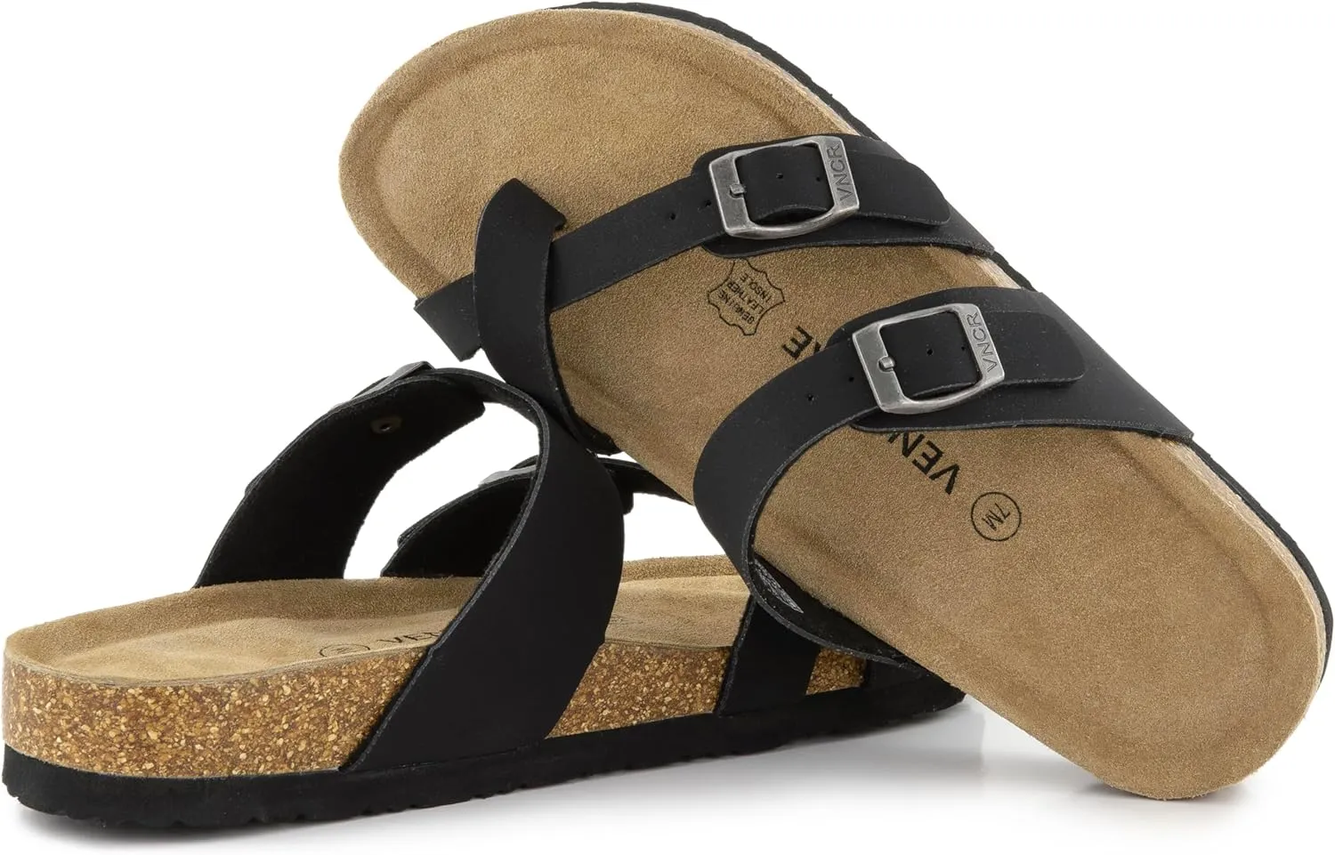 Arena Cork Sandals for Women – Cork Sandals Women’s Summer Shoes – Comfortable Slide Sandals