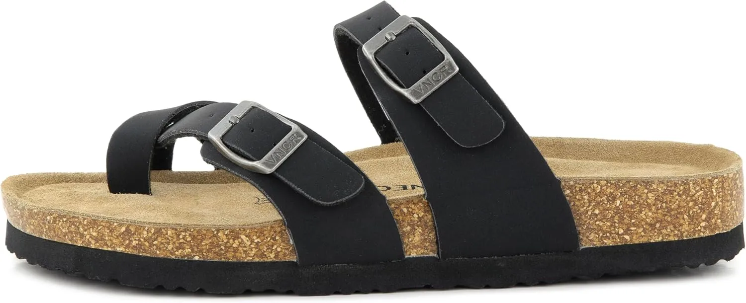 Arena Cork Sandals for Women – Cork Sandals Women’s Summer Shoes – Comfortable Slide Sandals