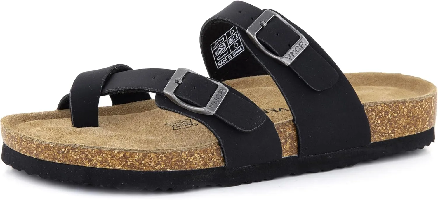 Arena Cork Sandals for Women – Cork Sandals Women’s Summer Shoes – Comfortable Slide Sandals