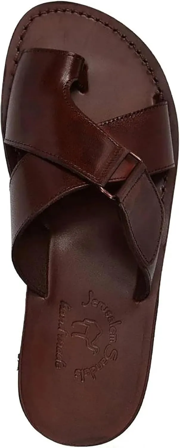 Asher - Leather Slide On Sandal - Men