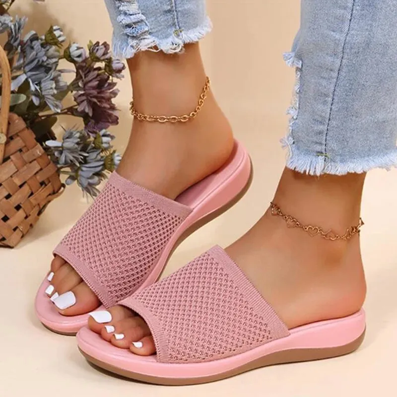 Ashley | Comfortable Breathable Ladies Slide Sandals