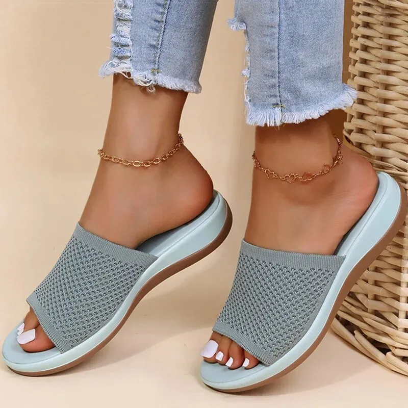 Ashley | Comfortable Breathable Ladies Slide Sandals