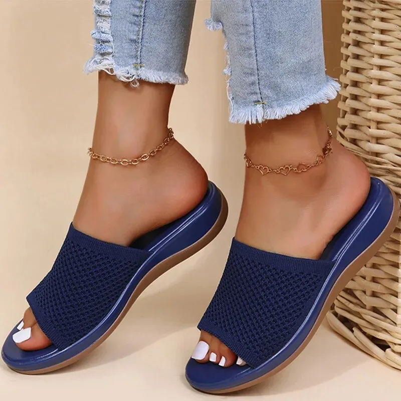 Ashley | Comfortable Breathable Ladies Slide Sandals