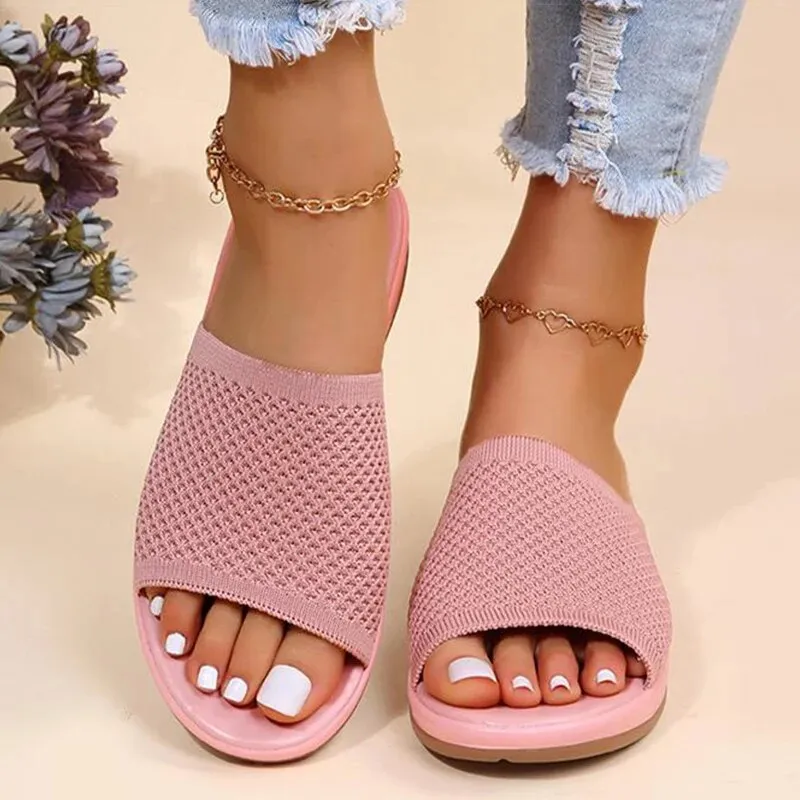 Ashley | Comfortable Breathable Ladies Slide Sandals