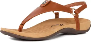 Athlefit Women's Comfortable Orthopedic Sandals Thong Dressy T-Strap Orthotic Casual Summer Arch Support Sandals