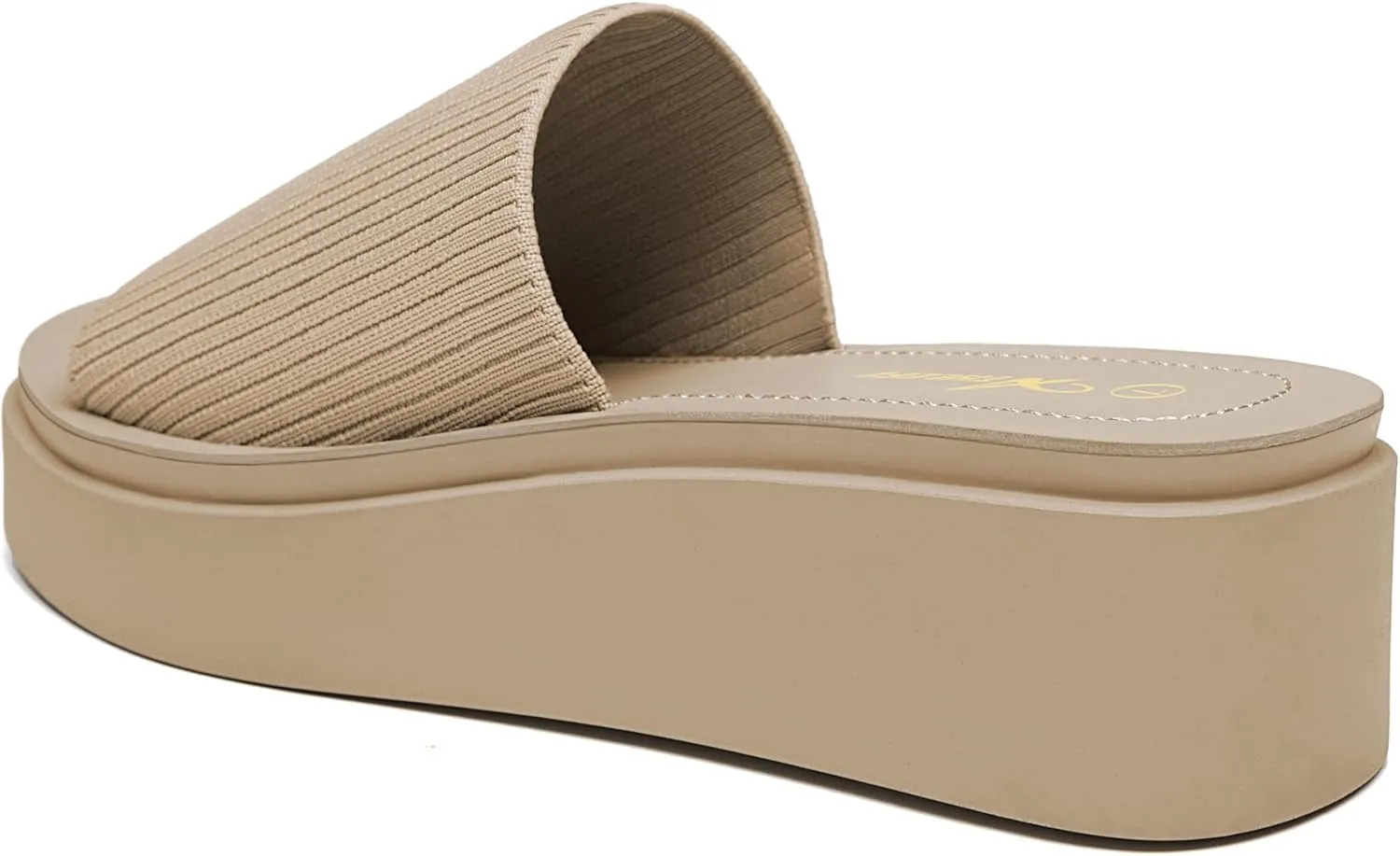 Athlefit Women's Slip On Platform Sandals Comfortable Open Toe Summer Flatform Slide Sandals