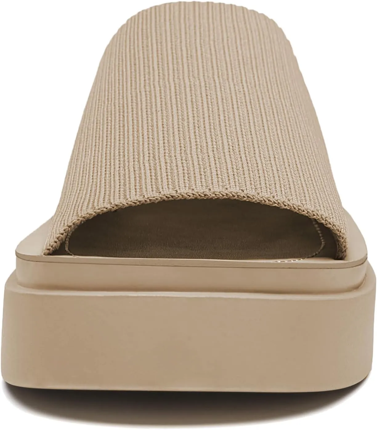 Athlefit Women's Slip On Platform Sandals Comfortable Open Toe Summer Flatform Slide Sandals