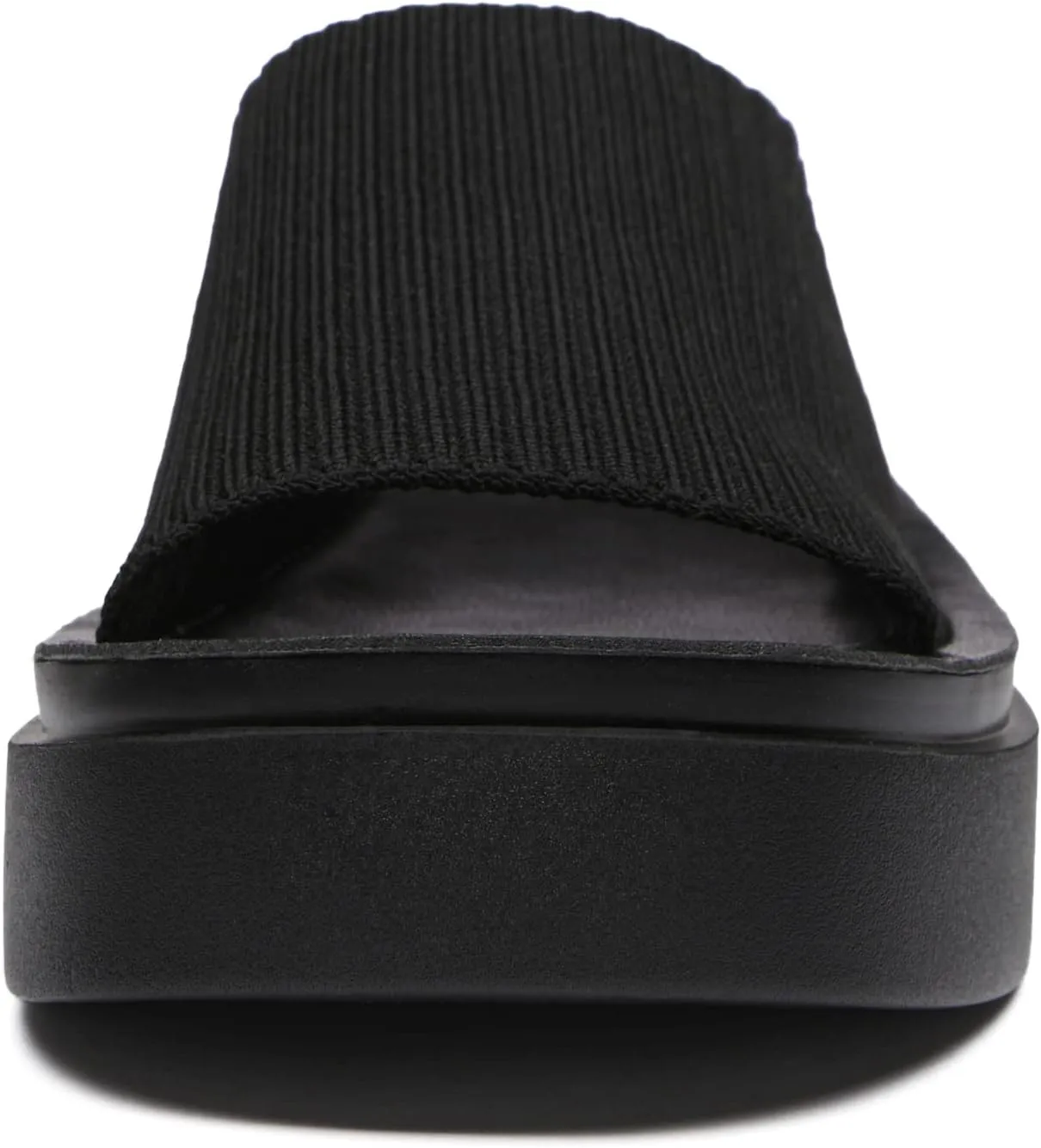 Athlefit Women's Slip On Platform Sandals Comfortable Open Toe Summer Flatform Slide Sandals