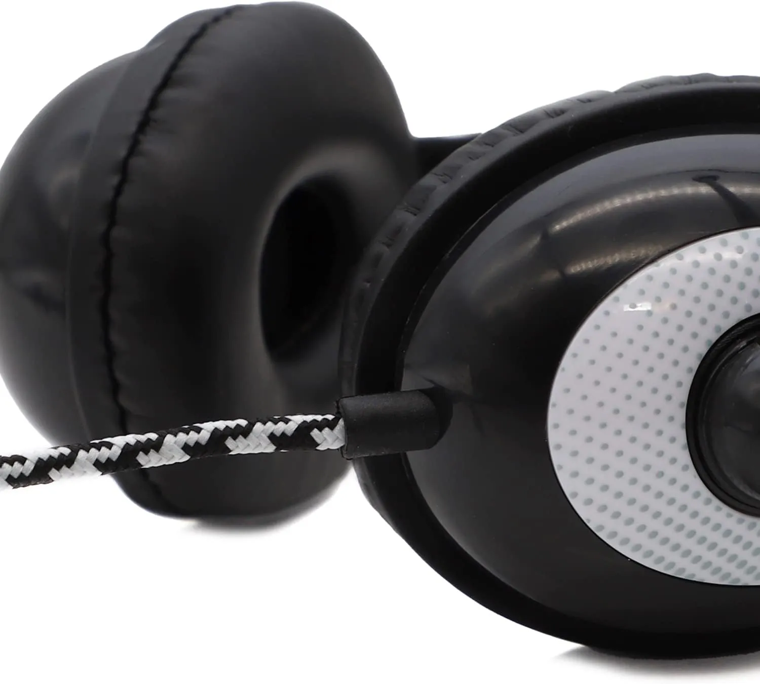 Avid AE-36 White On-Ear Stereo Headphones with Boom Microphone (10-Pack)