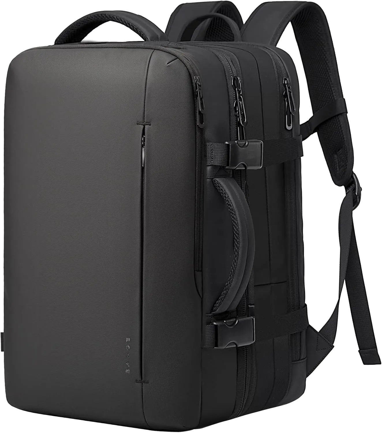 BANGE 35L Men's Expandable Laptop Backpack for 17.3Inch Laptop, Carry On Backpack Fits Under Seat Airline Approved, Personal Item Travel Bag for Men…