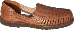 Barclay Men's Hand Woven Leather Huarache Sandal for All-Day Comfort