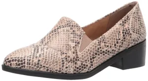 Bella Vita Women's Ohara Loafer, Natural Snake, 12 Narrow