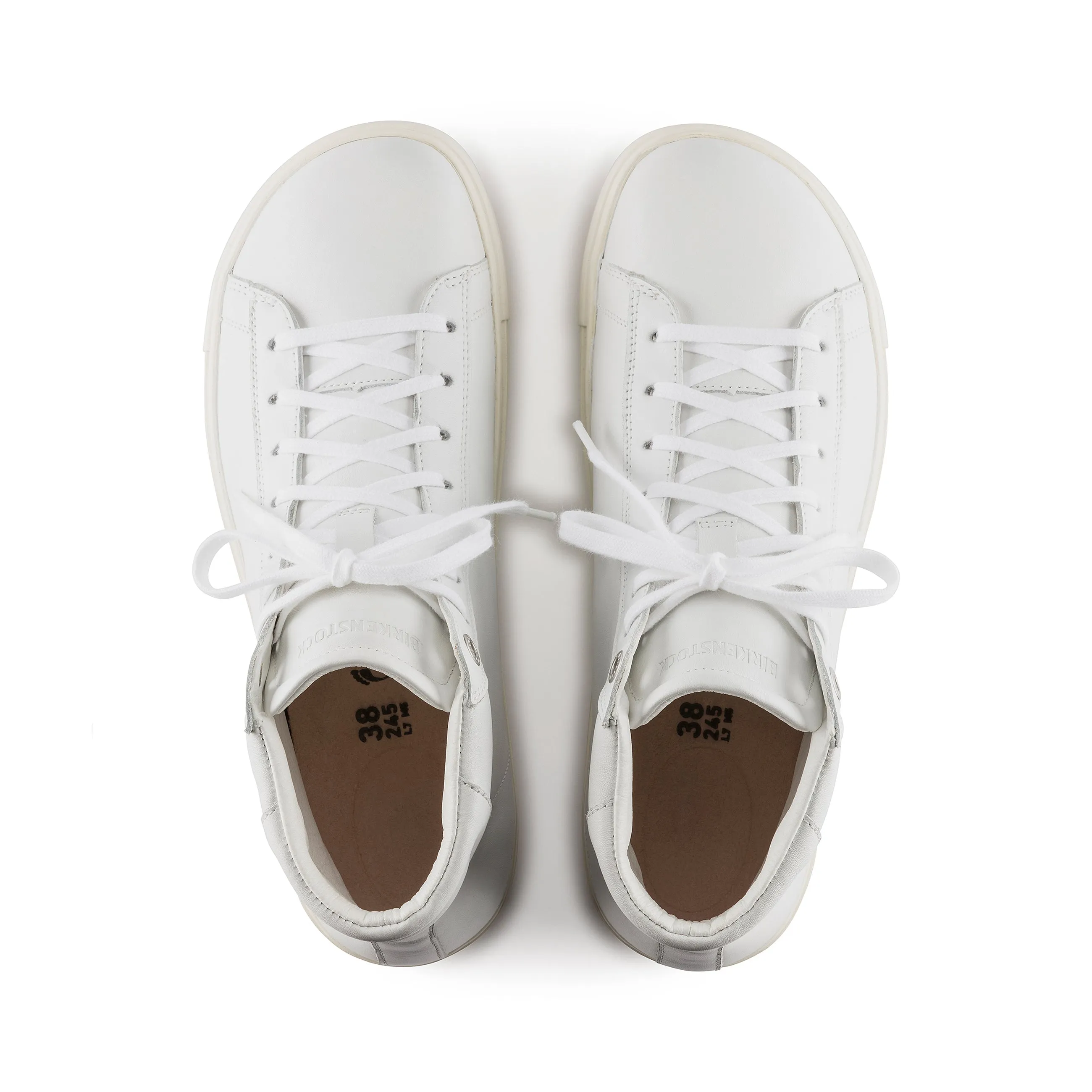 Bend Mid White Smooth Leather