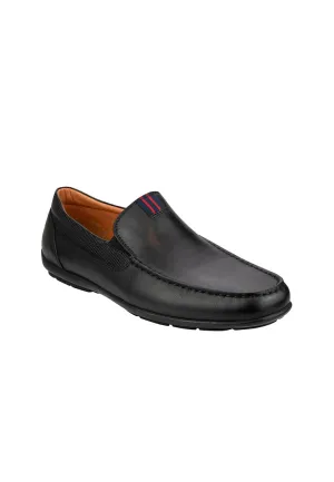 BERMUDA Moc Slip On Black