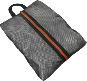 BESPORTBLE Shoe Storage Bag Fabric Portable Waterproof Carrier Sneaker Bag Sneakers Travel Bag Gym Kicks Shoes Zippered Trainer Shoe Holder Travel Shoe Bag Shoe Bags Sports Bags Nylon Black