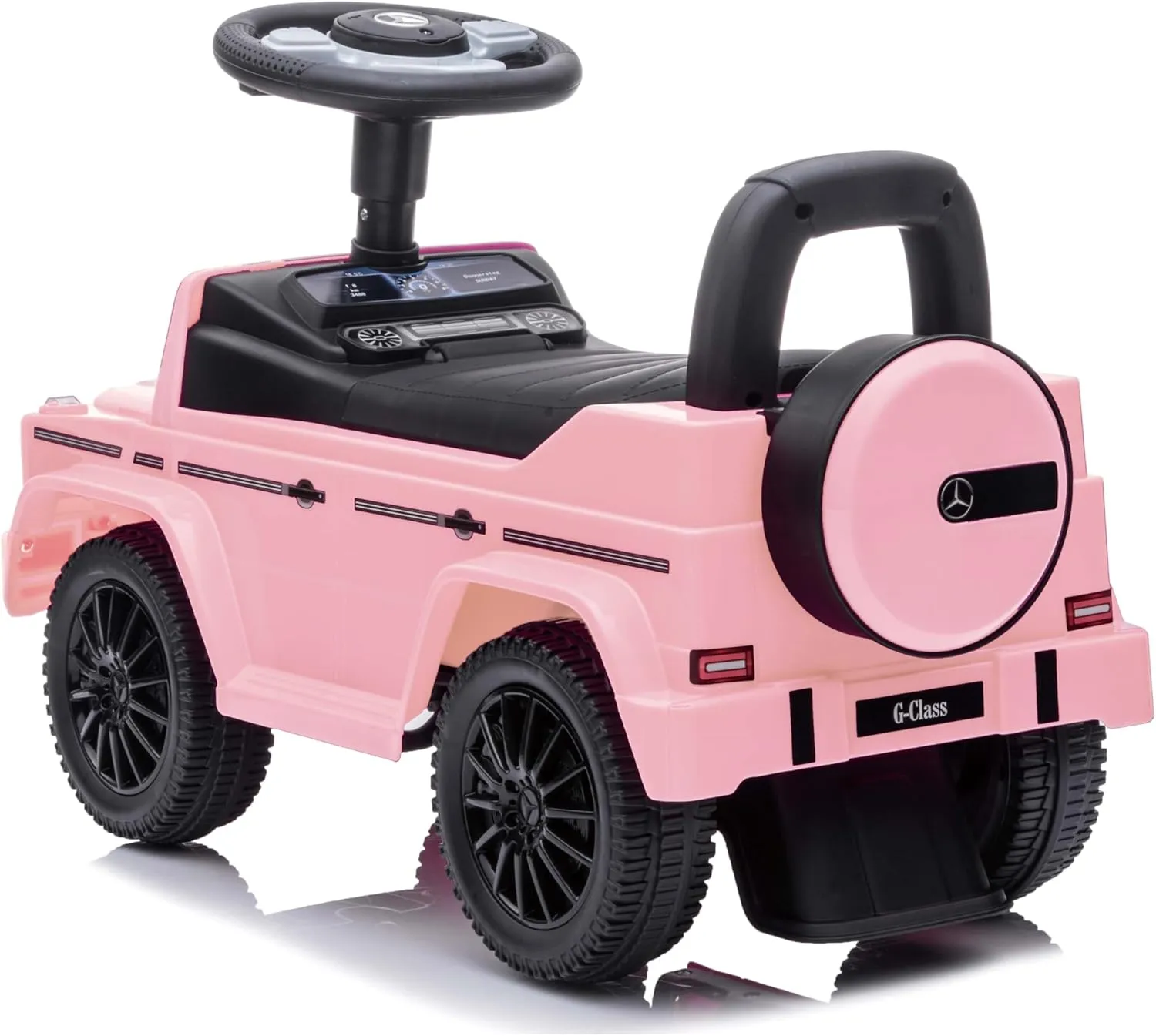 Best Ride On Cars Mercedes G-Wagon Push Car, Baby Pink, Large