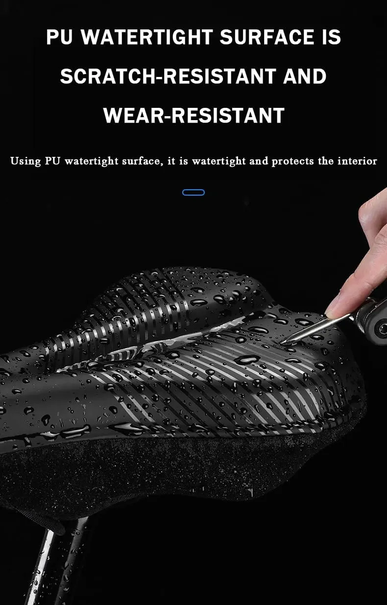 Bike Seat Cushion for Giant Envie Advanced Envie Advanced Pro Escape Escape Disc, Memory Foam & Gel Padded Cover Bicycle Seat for Men Women Shock-Absorbing Comfort Bike Seat Pad,B