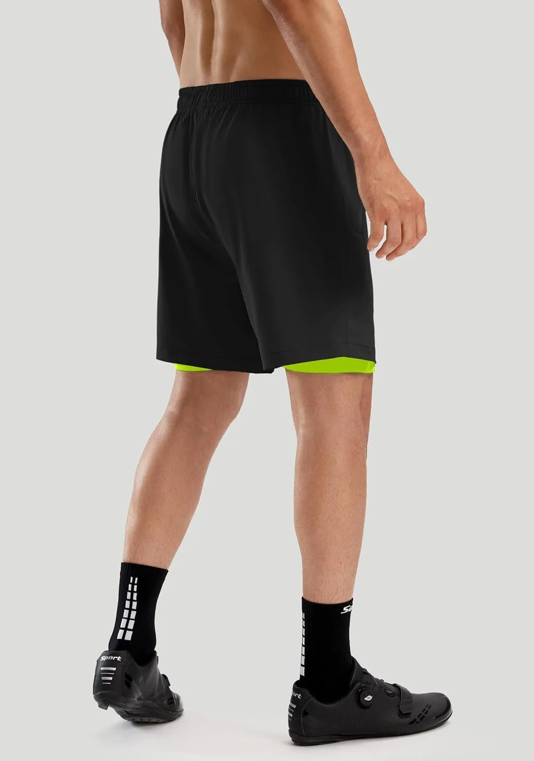 Bikewa Men's Mountain Bike Shorts 3D Padded Loose-fit Riding Biking Cycling Bicycle Biker Shorts for Men Zipper Pockets