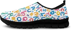 Binienty Vintage Art Loafers Women Low Cut Casual Shoes Slip On Walking Sneakers Pull-On Loafer Flats