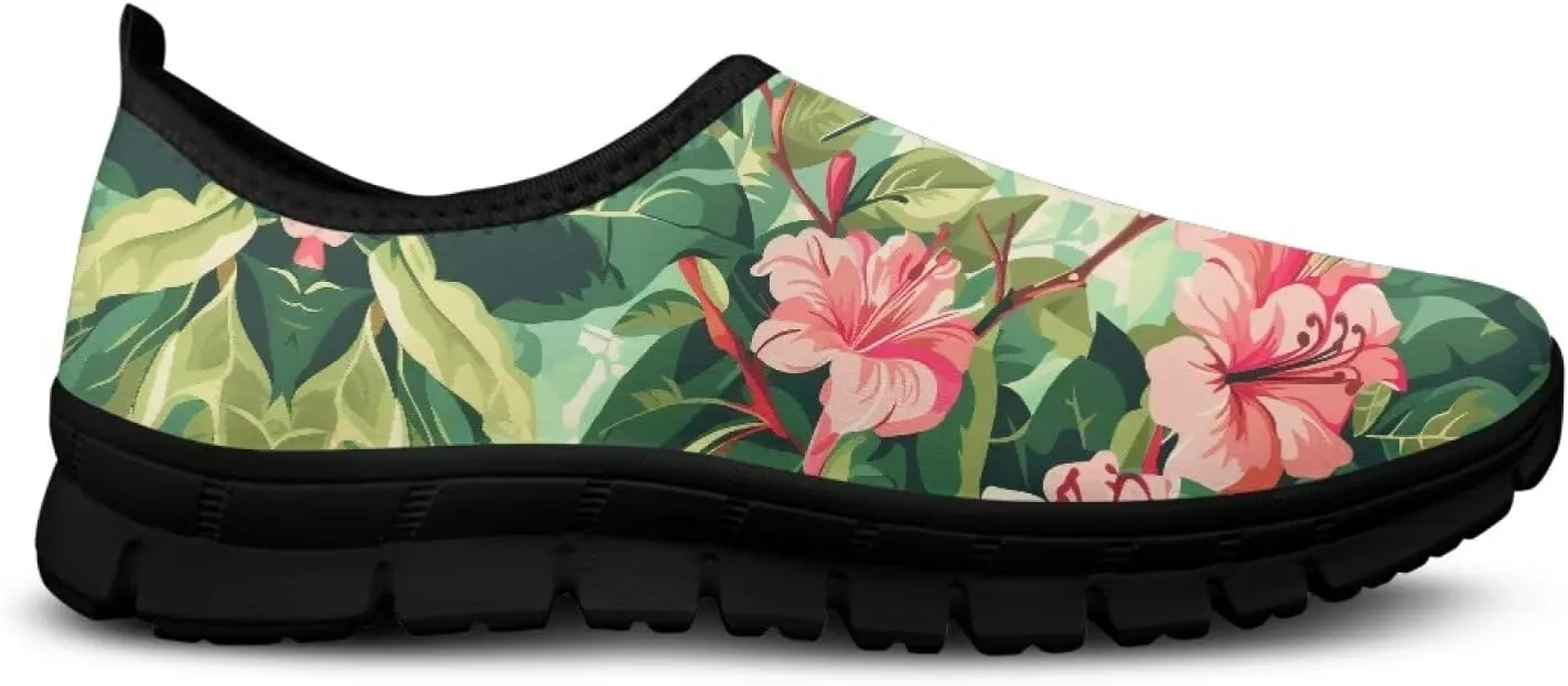Binienty Women's Causal Walking Shoes Non Slip Loafers Flats Breathable Mesh Slip on Sneakers Athletic Shoe