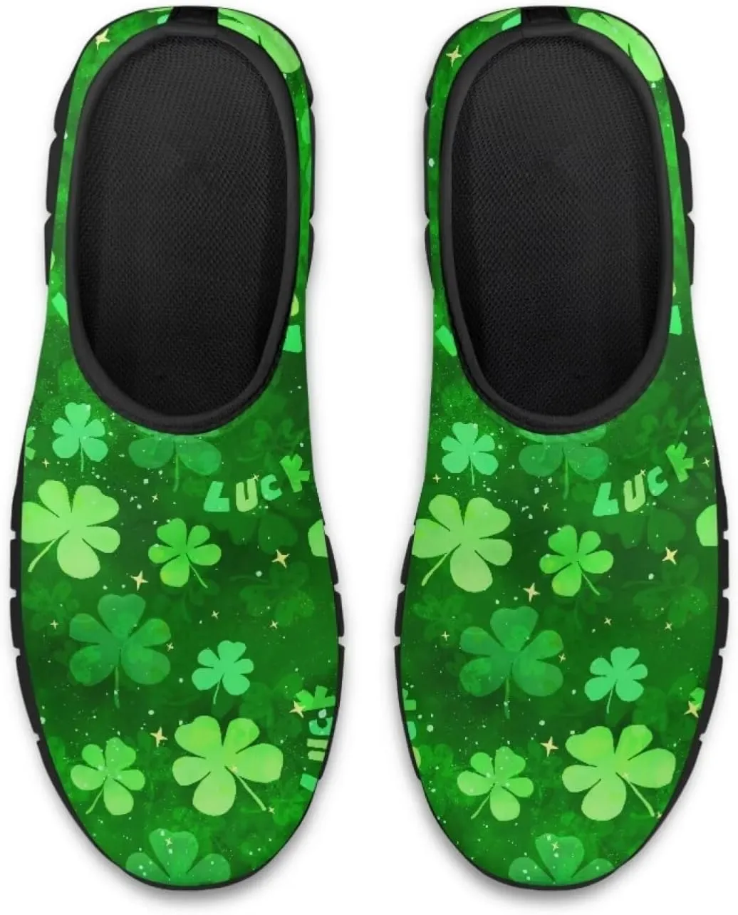Binienty Womens Slip On Loafer Sneakers Patricks Day Shoes Athletic Tennis Shoes Casual Travel Shoes