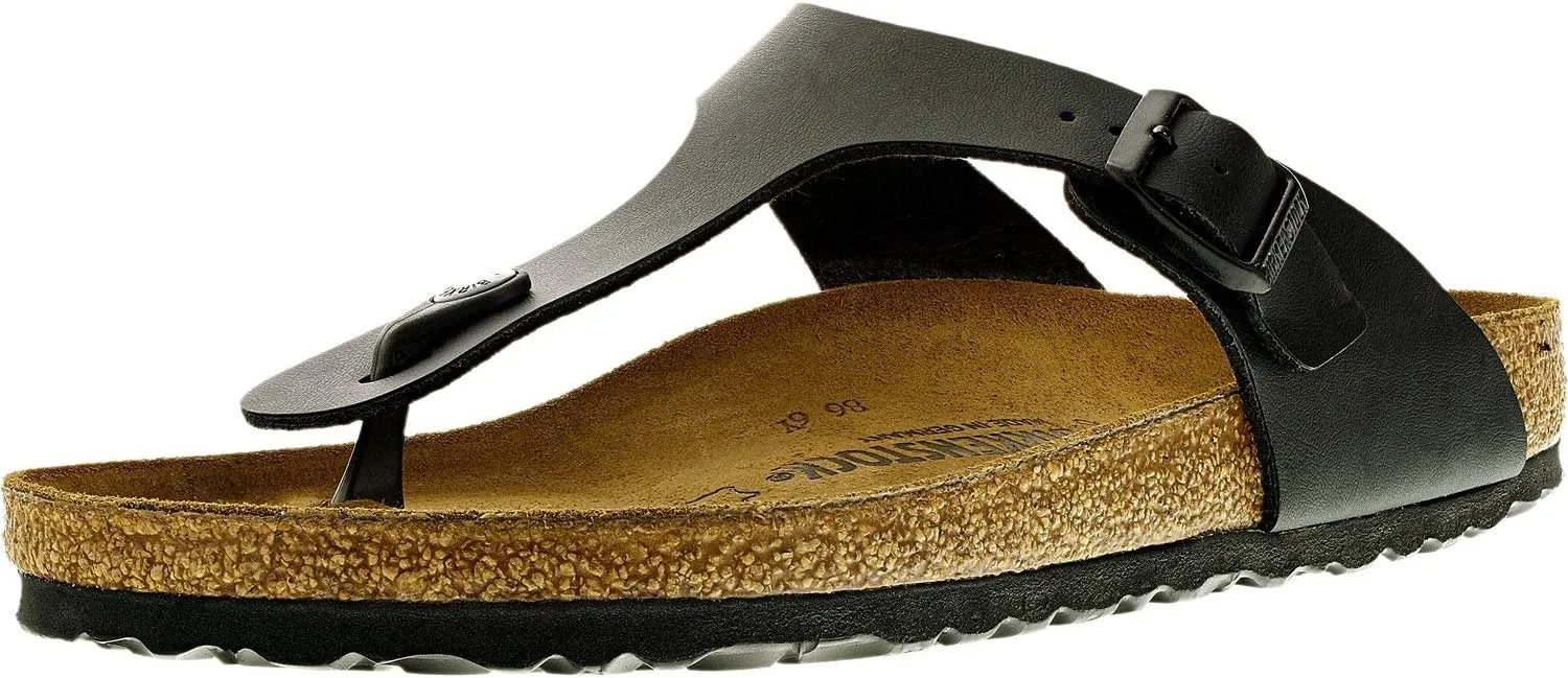 BIRKENSTOCK Gizeh Birko-Flor Black Birko-Flor 40 (US Women's 9-9.5) Regular