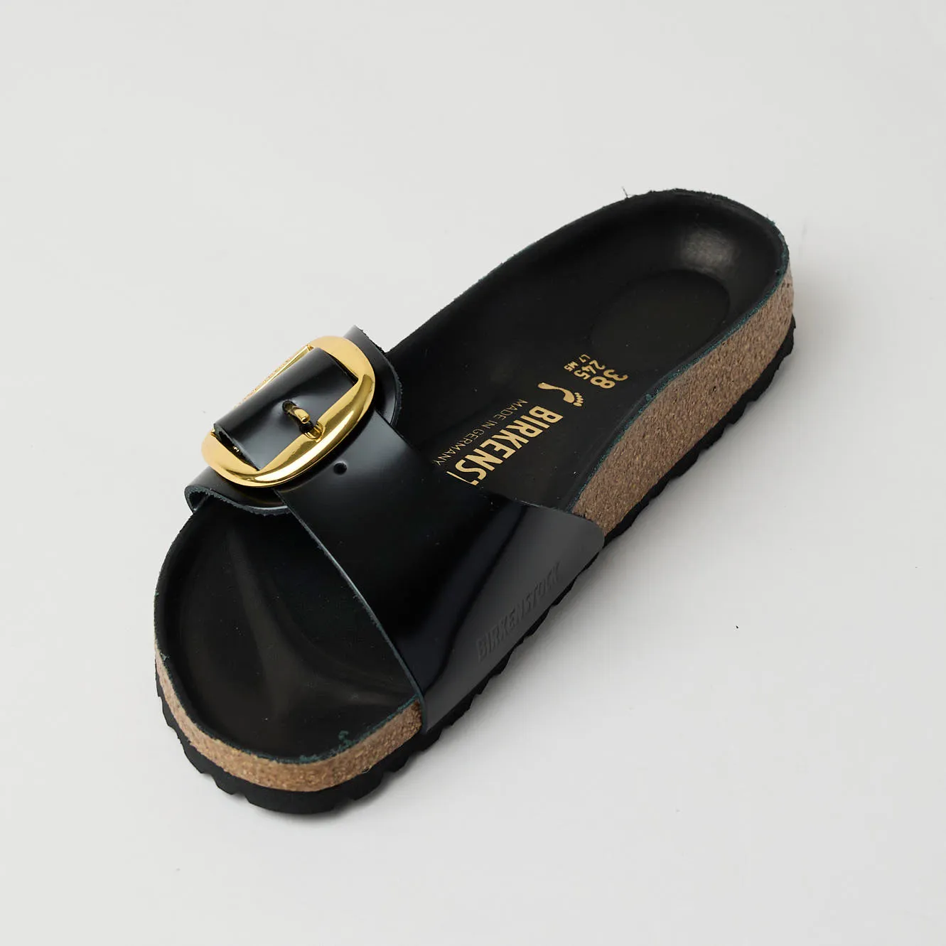 Birkenstock Madrid Black Patent Leather Sandals