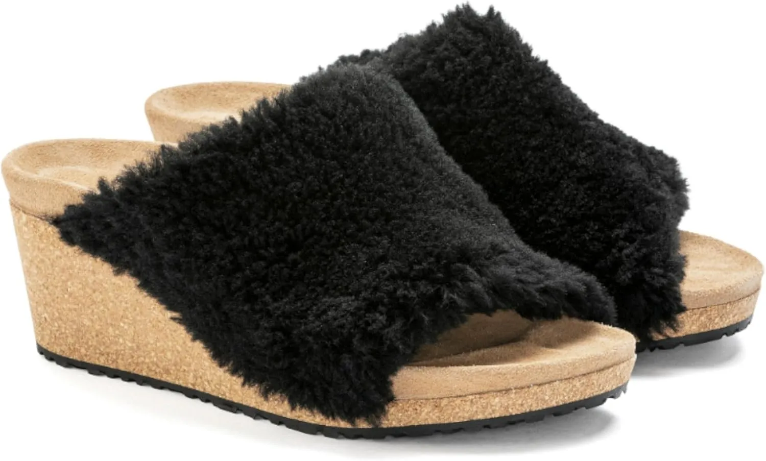 Birkenstock Papillio Namica Sherling Wedge Sandal